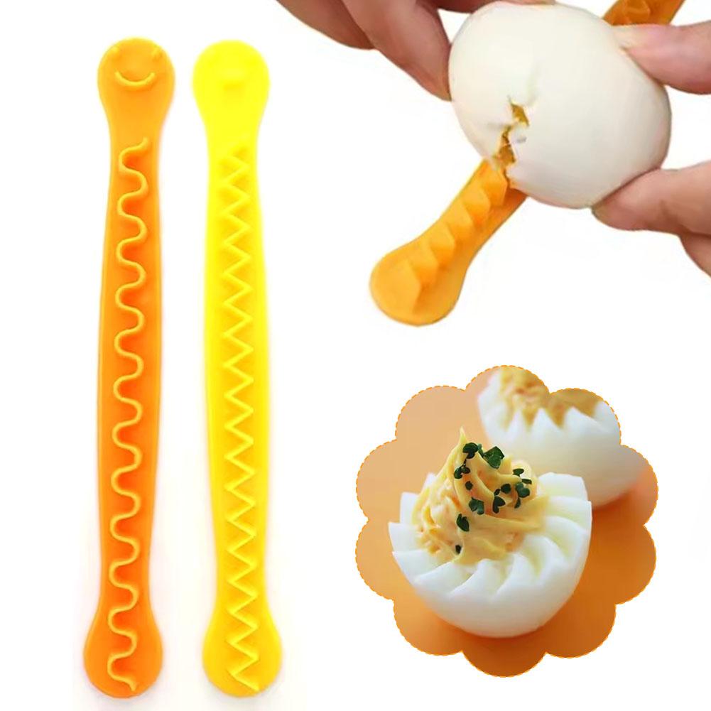 Fancy Cooked Eggs Cutter Cute Eggshell Shape Making Eggs Gadgets Egg Kitchen Boiled Tools Cut Bento Flower Shaper Cooking E8C1