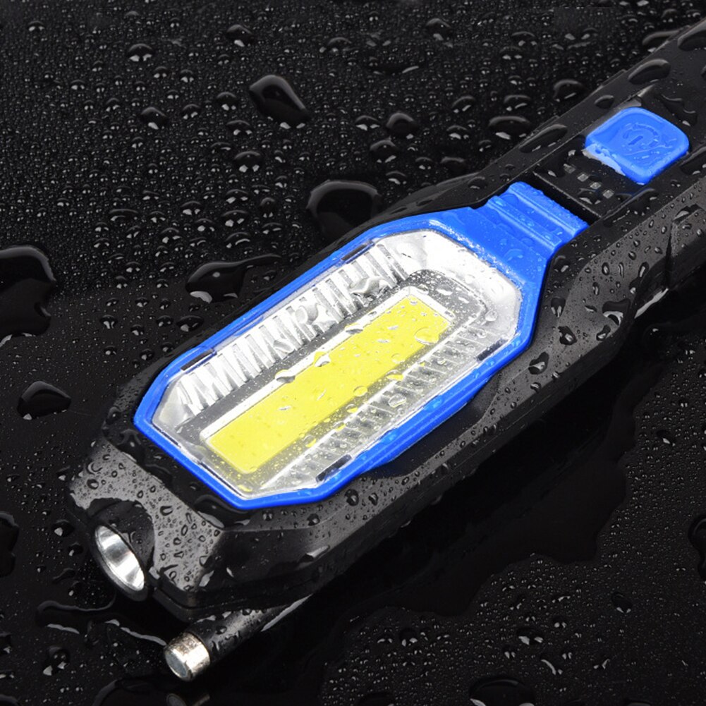 COB LED Work Light USB Rechargeable Power Adjustable Inspection Lamp Magnetic Hand Torch Camping Lantern Hook Magnet Pick Tools