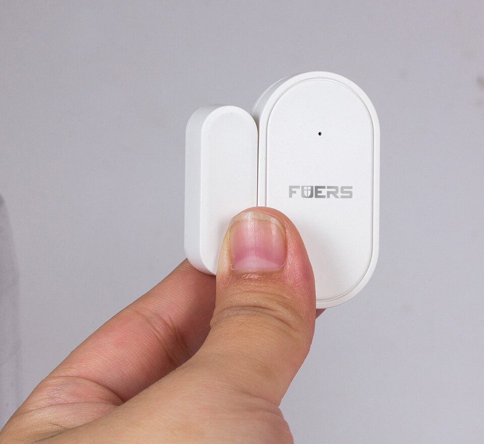 FUERS Mini Door Sensor Home Security Wireless Window/Door Open Alarm Magnetic Sensor Work With G95 G34 WIFI GSM Alarm System