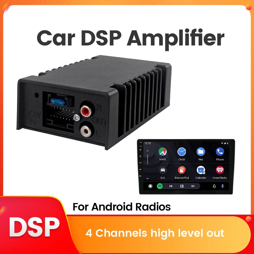 Auto Audio- DSP Prozessor 4*39W für Android Radio Stereo Universal- Verstärker HIFI Lautsprecher Einfache Verbessern Subwoofer stecker und Spielen