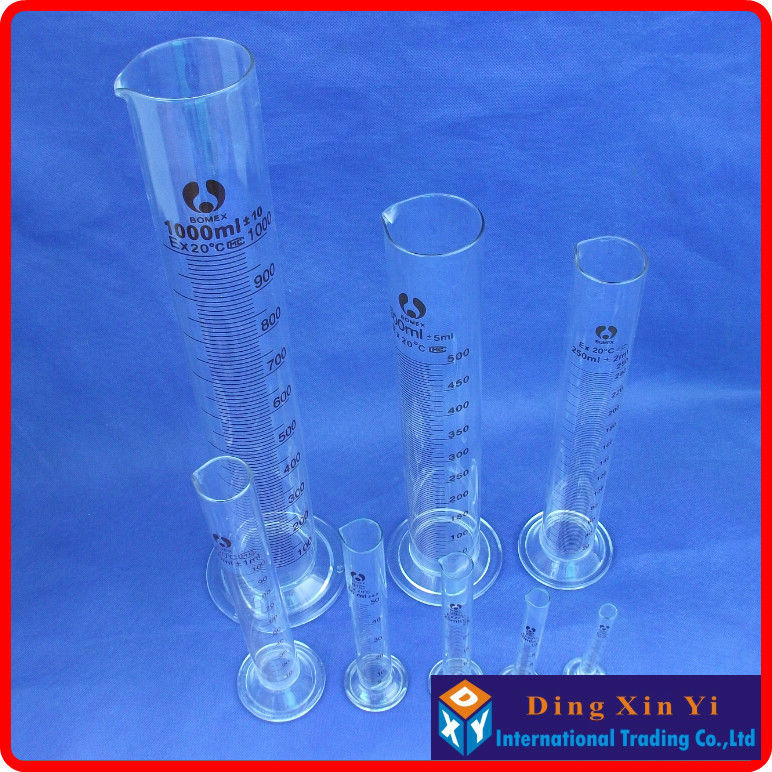 (4 pieces/lot) 5ml glass graduate glass measuring cylinder,graduated cylinder,measuring graduates