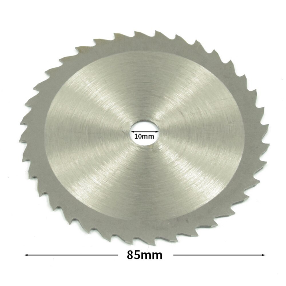 Disco de rueda de sierra Circular, diámetro interior de la hoja de corte de madera, diámetro interior de 10mm, 15mm, 85mm, 24 T, 1 Uds.