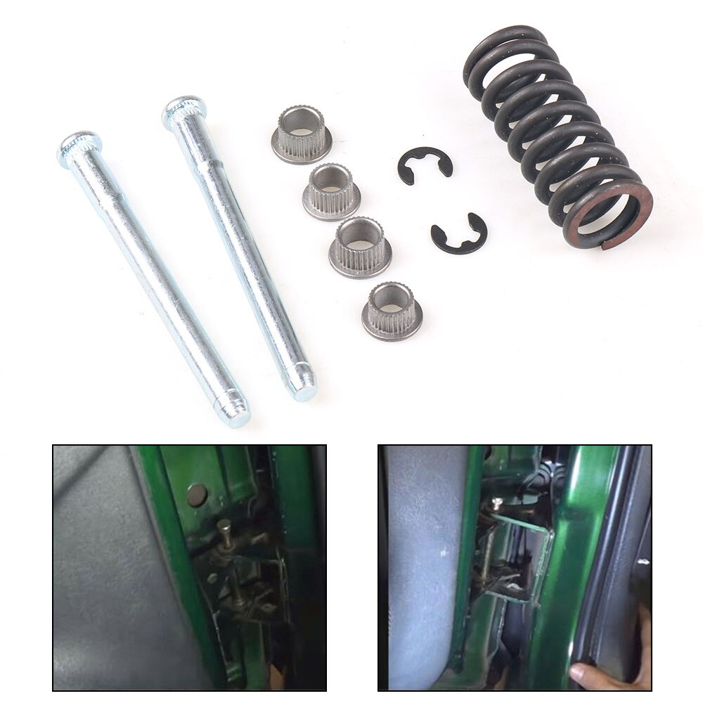 Door Hinge Pin with Spring and Bushing Kit Door Hinge Pins Pin Kit For Chevrolet S10 &amp; GMC S15