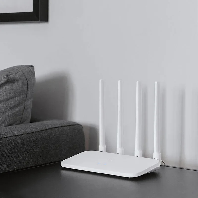 Xiaomi Router 4C 300Mbps Gigabit Ports APP Remote Management 4 Antennas for Enhanced Signal Home WiFi Coverage