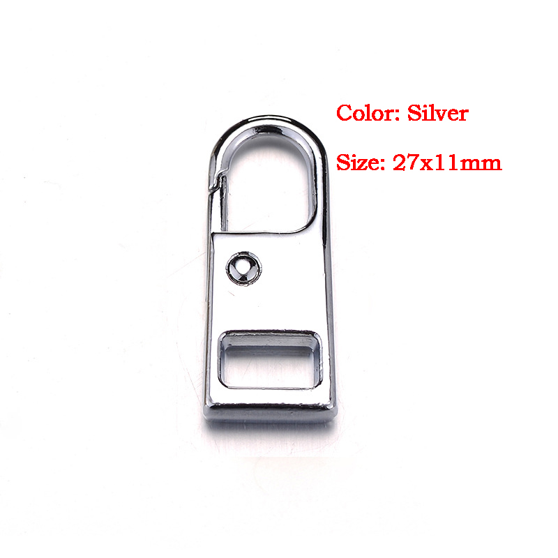 5/10pz cerniera in metallo tiro sostituzione cerniera staccabile cursore cerniera lampo testa tiro scheda kit di riparazione per accessori per vestiti da cucito artigianali: 4 # / nichel