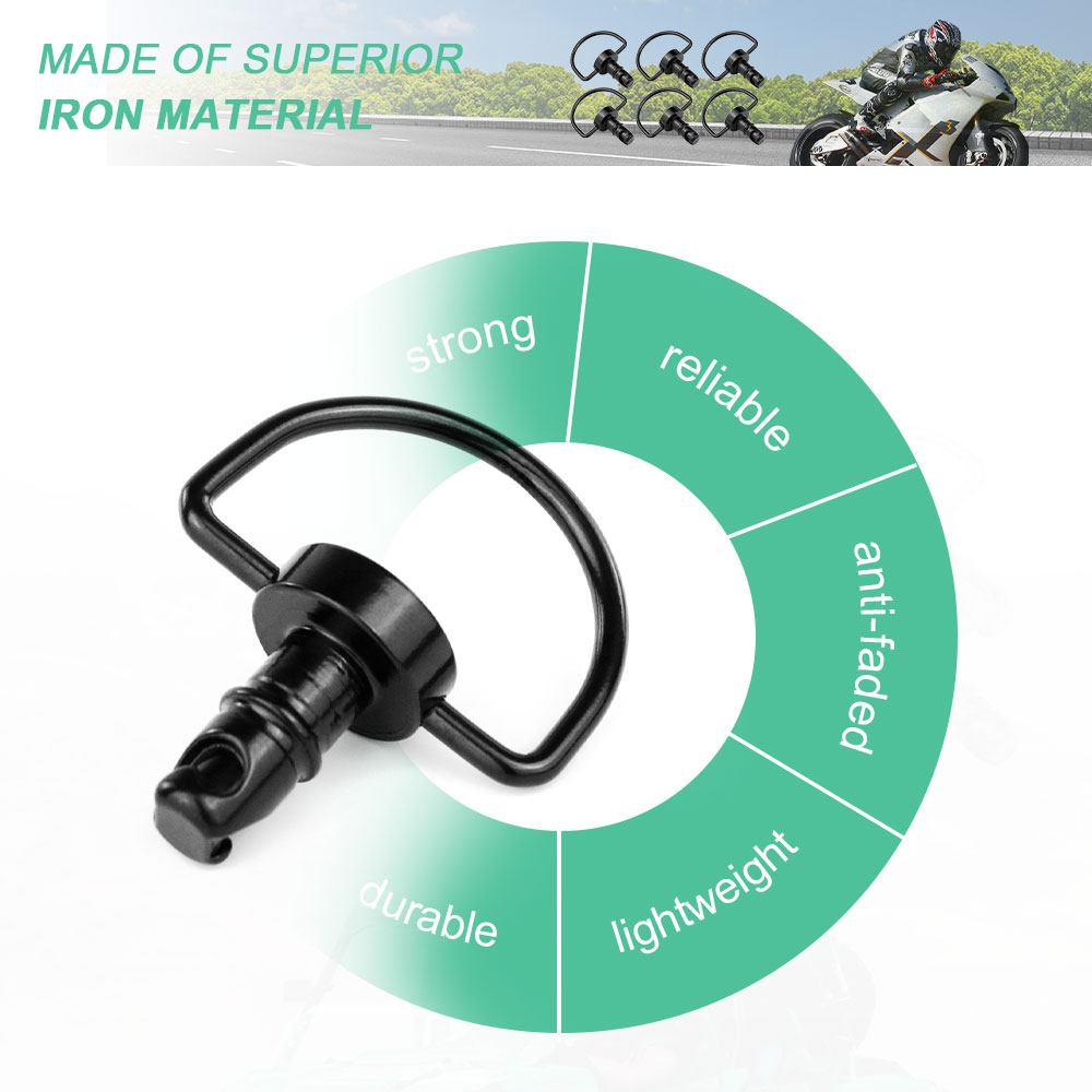 Sujetador de carenado de carrera de giro con anillo en D de liberación rápida para motocicleta de 14mm Universal para Honda Yamaha Suzuki Kawasaki Ducati Aprilia