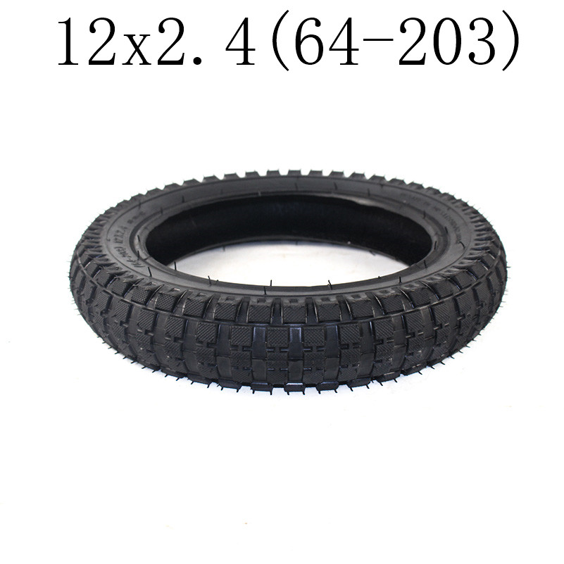 Pneu 12x2.4 pour Scooter électrique pour enfants, vélo de 12 pouces 64-203,: outer tyre