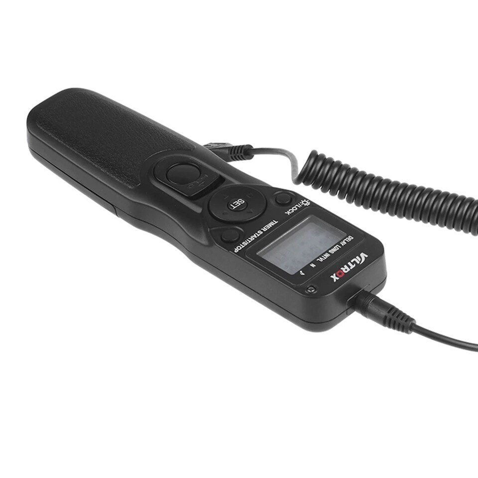 VILTROX Timer Remote Control Shutter Time Lapse Intervalometer with MC-S1 Cable used for SONY A99 A77 A580 A57 A590