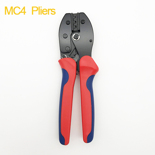 Mc4 fotovoltaiska kontaktdon krympverktyg solenergi terminal klämma skiftnyckel wire stripper tång crimp räckvidd 2.5/4/6 mm 2 verktyg: Tång
