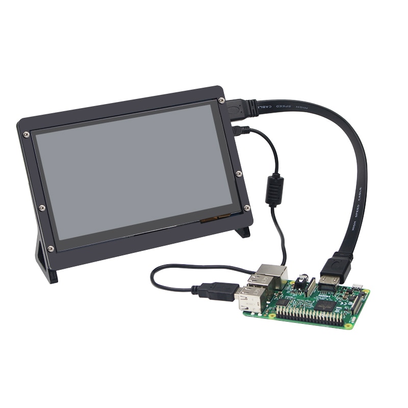Raspberry Pi 7 inch LCD Display Touch Screen Acryl... – Grandado