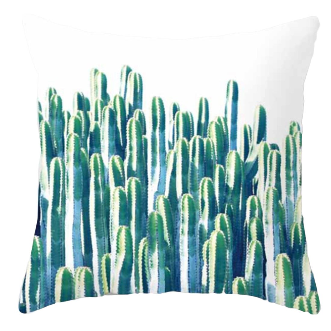45*45cm tropiske træer grøn pude dekorative puder blomsterpude polyester bomuld pude: C