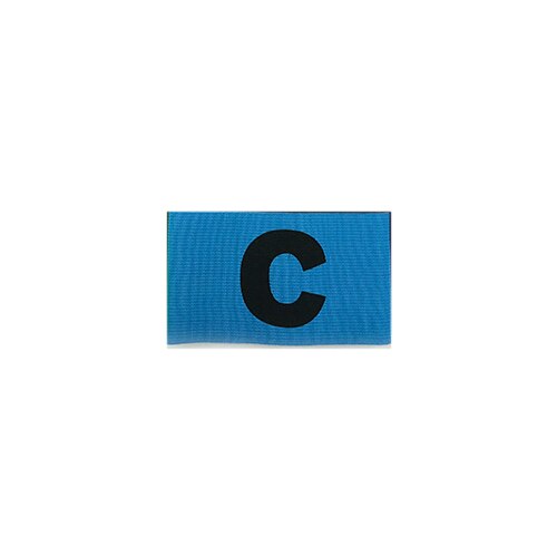 Solid Colorful Soccer captain&#39;s armband Football Match Bands Flexible Sports Paste Captain Armband 12 Colors C mark: Sky Blue C