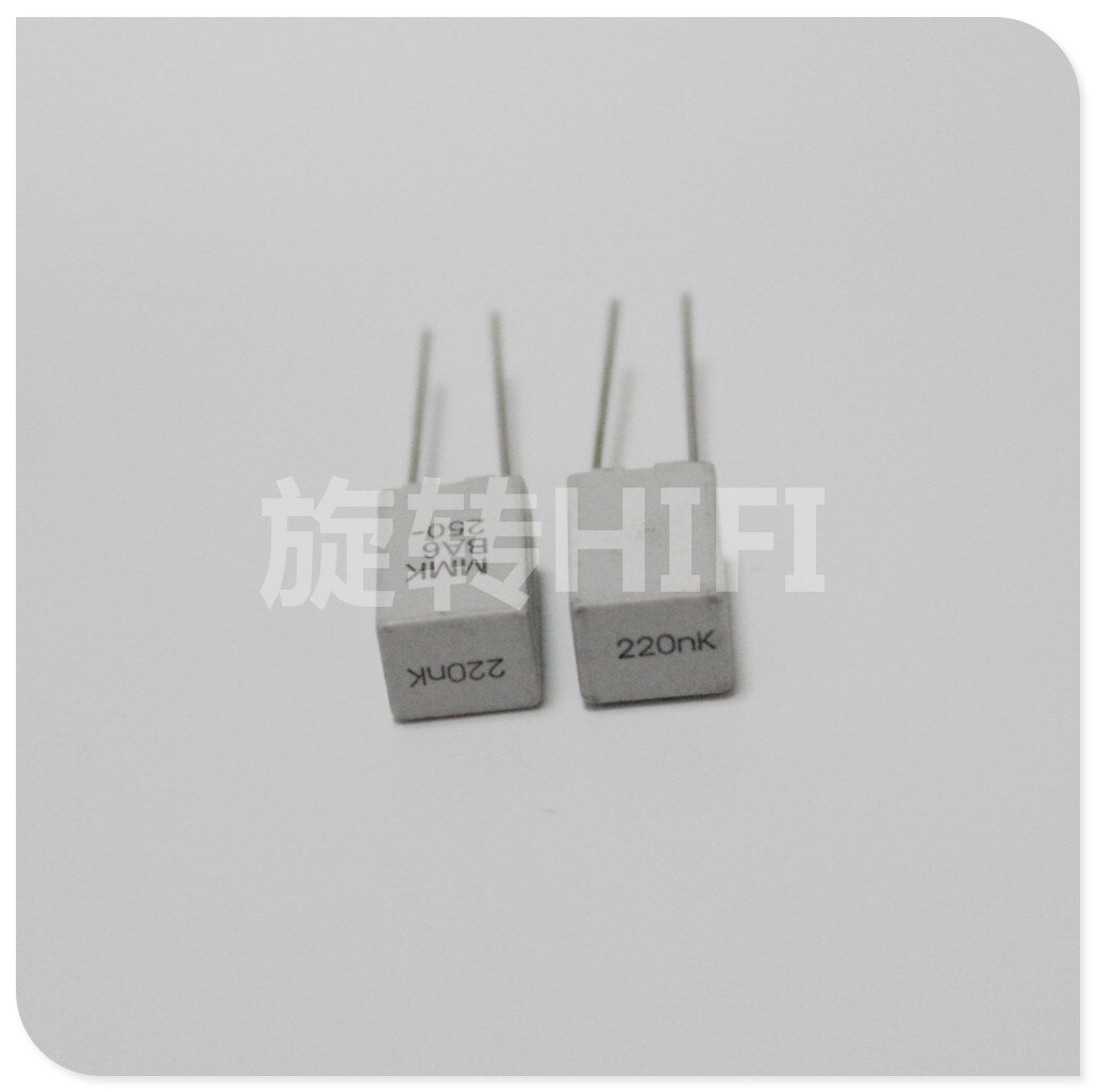 Kemet Evox MMK5 P5mm Koppeling Film Capaciteit 220NF 330NF 390NF 470NF 560NF 1 Uf 2.2 Uf 63V 100V 250V 400V 0.22 Uf 0.33 Uf 0.47 Uf: 220NF 250V