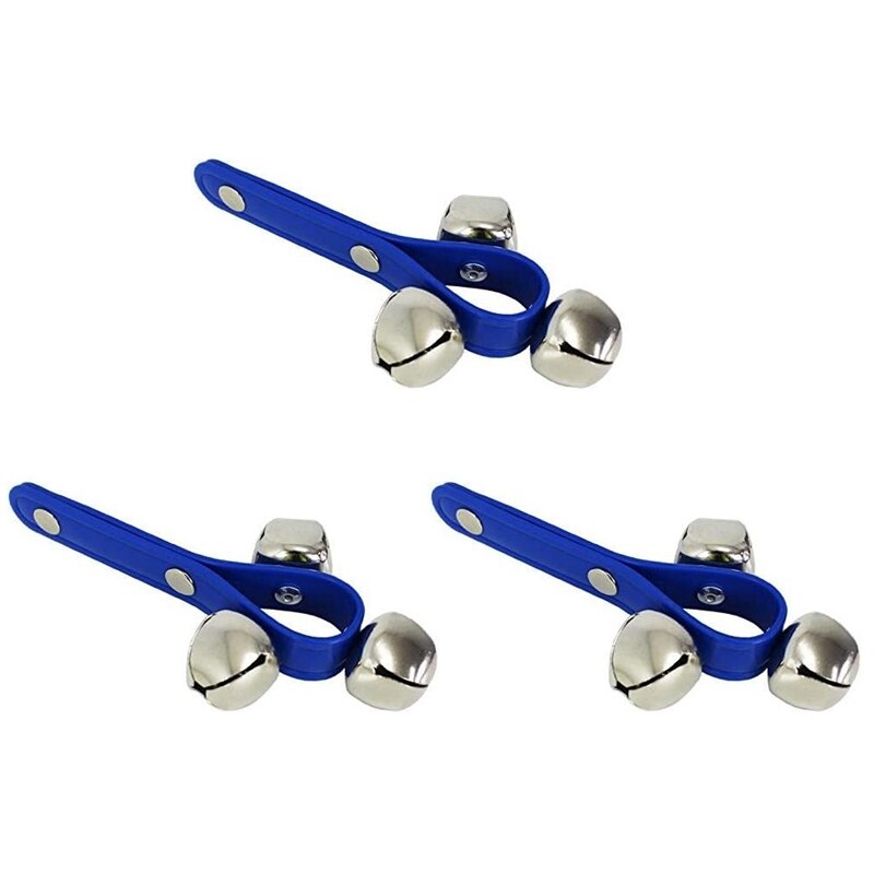 3PCS 3 Bell Jingle Shaking Sleigh Bell Handbell Wi... – Vicedeal