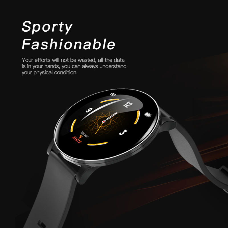 OGEDA Wearfit Smart Uhr W8 Für Männer Blutdruck Herz Rate Fitness Tracker Pedometer Mann Sport Smartwatches Für Android IOS