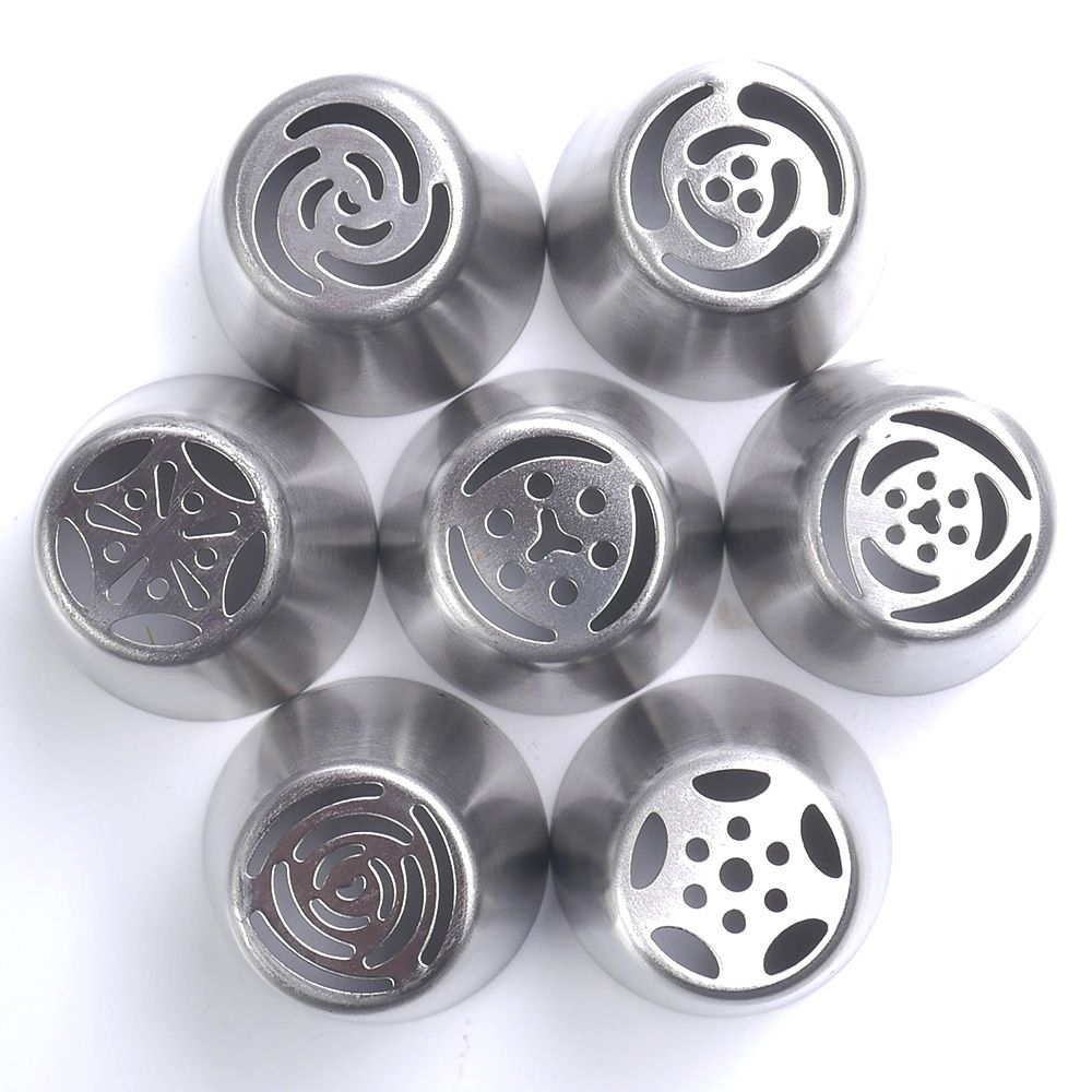 Rvs Russische Tulp Icing Piping Cake Nozzles Set Pastry Decoratie Tips Cake Decorating Gereedschap Keuken Bakvormen