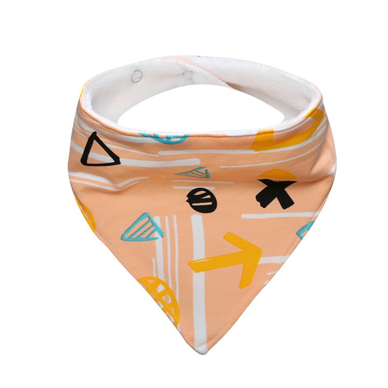 Baby Bibs Burp Cloths Printed Dribble Triangle Waterproof Bibs Breastplate Baby Cotton Bandana Drool Bibs Feeding Saliva Towel