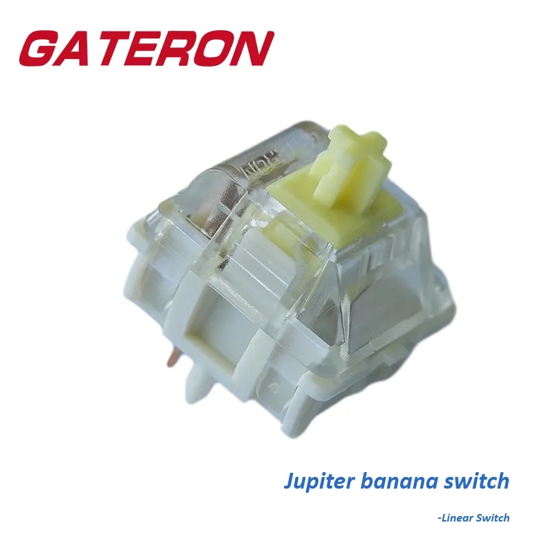 Gateron Jupiter Banana Switch Tactile 5 Pin SMD RGB Pre Lubed Switches For Gaming Mechanical Keyboard Accessories: Beige