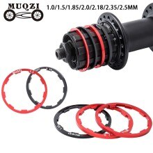 MTB rower rowkowane piasty podkładka 1.0 1.5 1.85 2.0 2.18 2.35 2.5MM dolny wspornik dystansowe stopu aluminium uszczelka koła zamachowego akcesoria