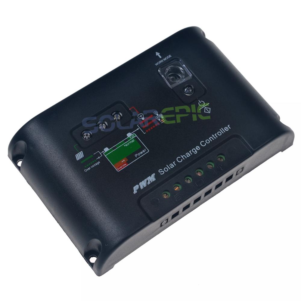 20A Solar Laadregelaar 12 V/24 V Batterij Regulator Verlichting & Timer Functie Solar Controller 240 W/ 480 W PWM Panel Controller