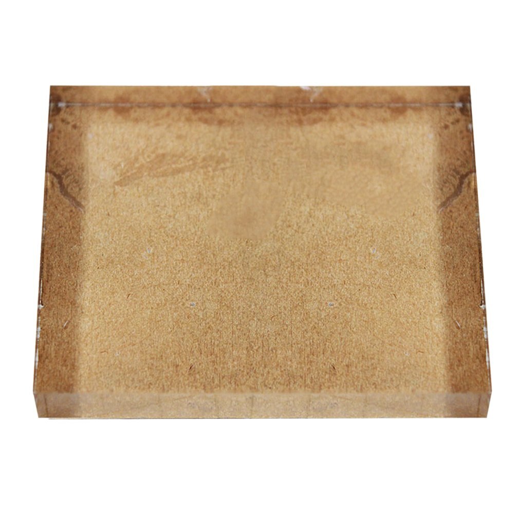 Lightweight Transparent Acrylic Stamp Block Rectangular Shape DIY Scrapbooking Color Process Stamp Block Tools