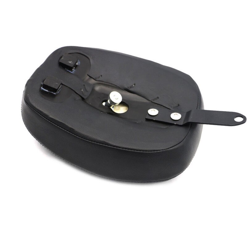 Pasajero trasero de cuero sintético de Pillion de asiento, sillín, cojín para Harley Sportster XL1200 883 72 48 de a