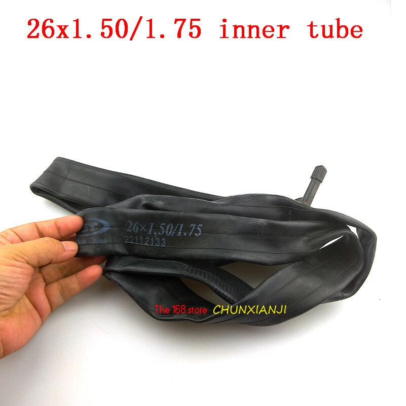 Nieuwste 26 inch fiets mountainbike rubberen binnenband 26 x 1.5/1.75 48mm met presta-ventiel fiets buitenband 26*1.5/1.75