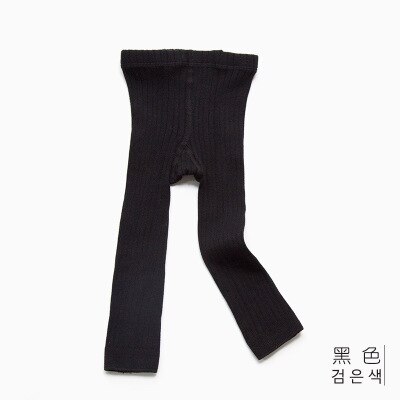 Girls Tights Cotton Warm Pantyhose Tights Stockings kids Child Girl hosiery Baby Stockings Newborn Baby Tights: black / M for 1 to 3 year