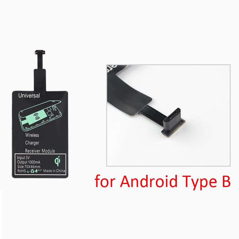 Qi Draadloze Oplader Ontvanger Draadloos Opladen Pad Coil Voor Huawei P30 Iphone 11 Pro Xr Samsung S20 S10: for andriod positive