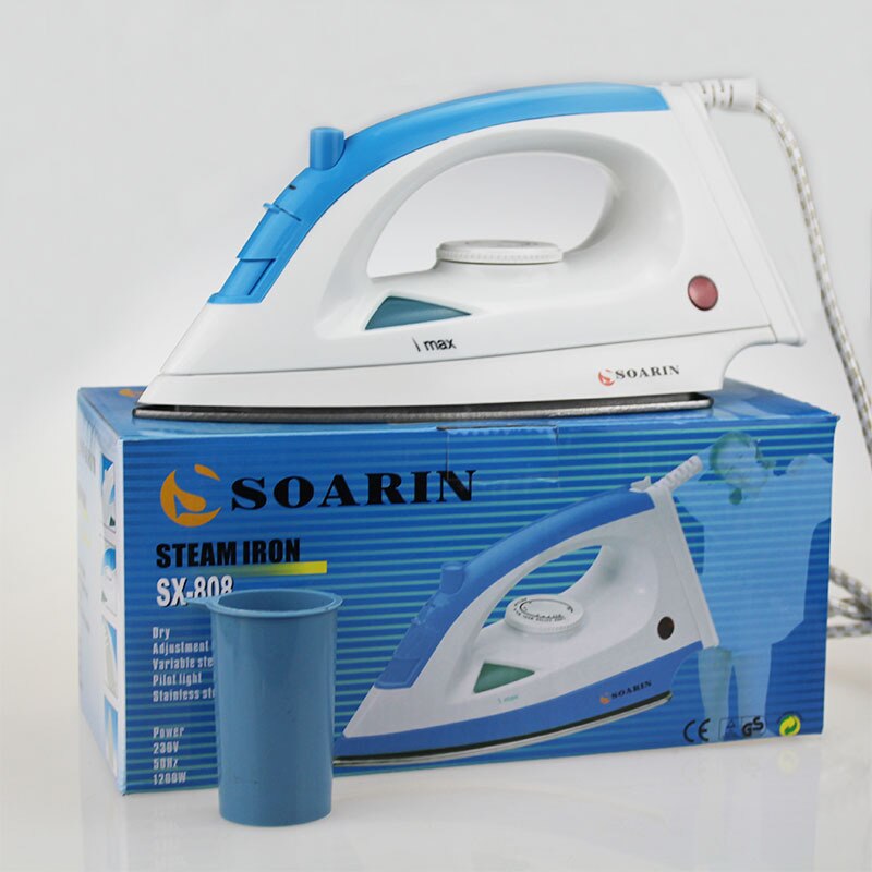 Portable Electric Steam Iron Temperature Adjusted Ceramic Base Handheld Household Black & Decker Advantage Steam Iron