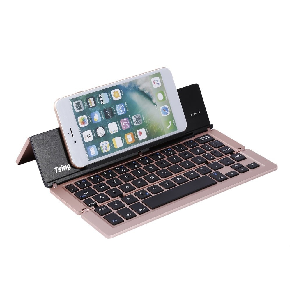 F18 Portable Metal Moonlight Box Keyboard Multi-Device Keyboard For Computers For Android For iOS Tablets