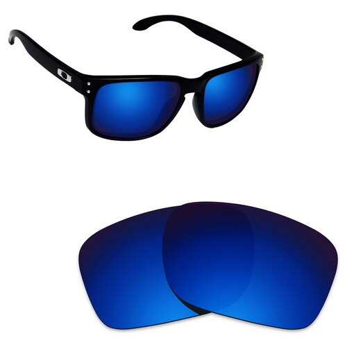 ToughAsNails Polarized Replacement Lenses for Oakley Holbrook Mix Frame - Varieties: Midnight Blue