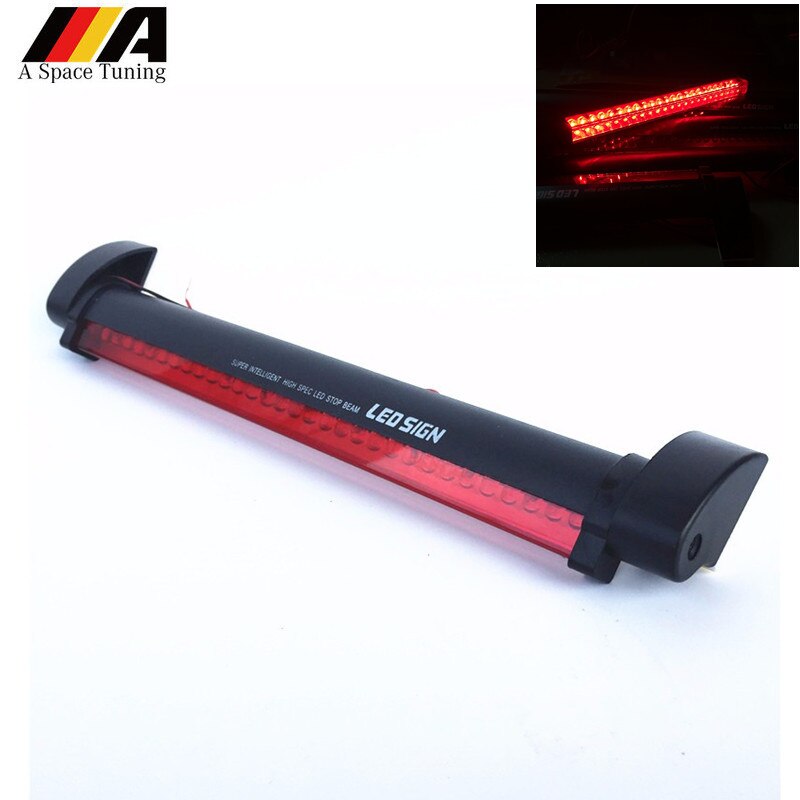 12V Feu Arrière de Voiture, Universel Triangle Rouge Feu Stop Feu