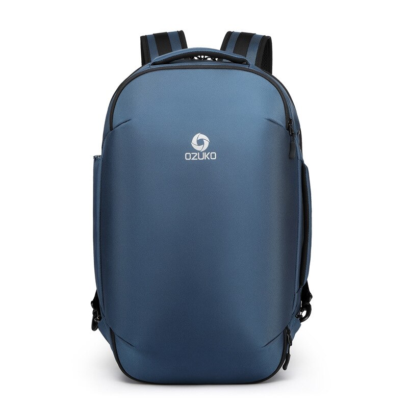 ¡Novedad de ! Mochilas multifunción para hombres OZUKO de 15,6 pulgadas para ordenador portátil, mochilas de para adolescentes, mochilas de viaje impermeables para hombres: blue / 17 pulgadas