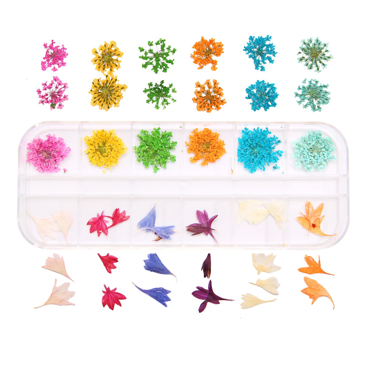 1 Doos Gedroogde Bloemen Droge Planten Voor Hars Mallen Vullingen Epoxy Hars Hanger Ketting Sieraden Maken Craft Diy Nail Art decoratie: Style12