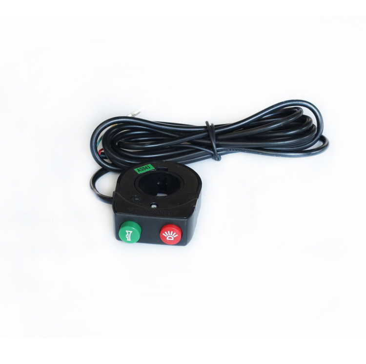 Electric Bicycle Accessories E-bike Switch Light Horn Switch On/Off Handlebar 22mm Modification Headlight Push Button