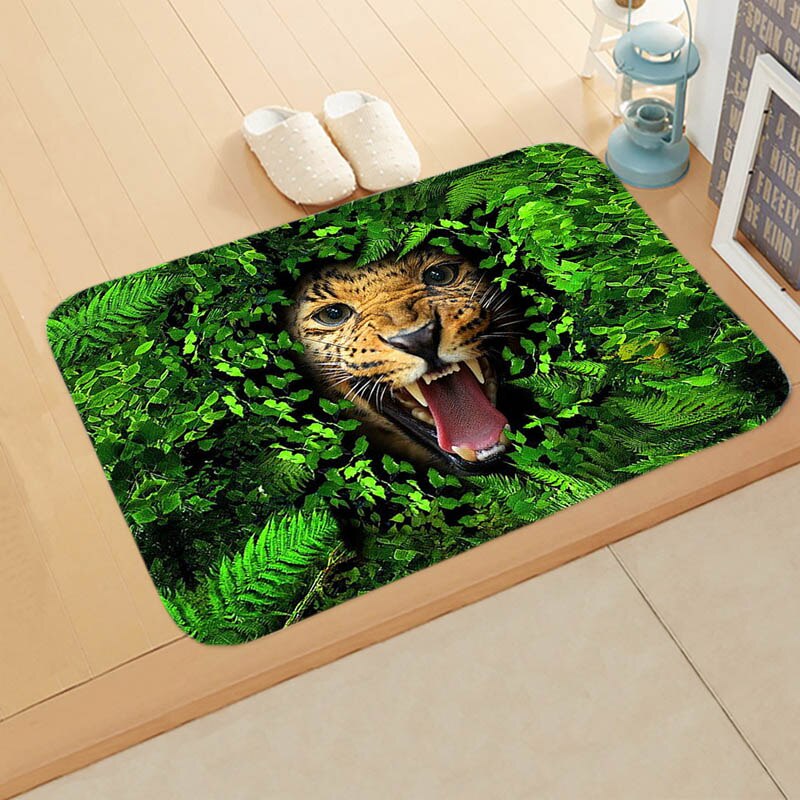 3D dinosaurus print deur mat zachte rand deur mat slaapkamer deur vloer gang mat 40*60cm