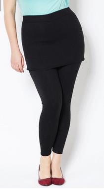 Jinsen Aite de talla grande 3XL paquete mallas de para mujeres Casual Slim pantalones lápiz elástico de pantalones de otoño JS612: Black