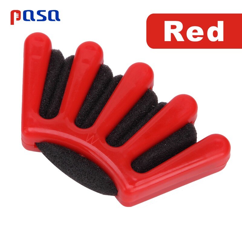 Hair Braiding Tool Weave Sponge Plait Twist Hair Braider DIY Styling Tool Holdr Clip Hair Accessorie Loop Styling Ponytail: 1pcs Red