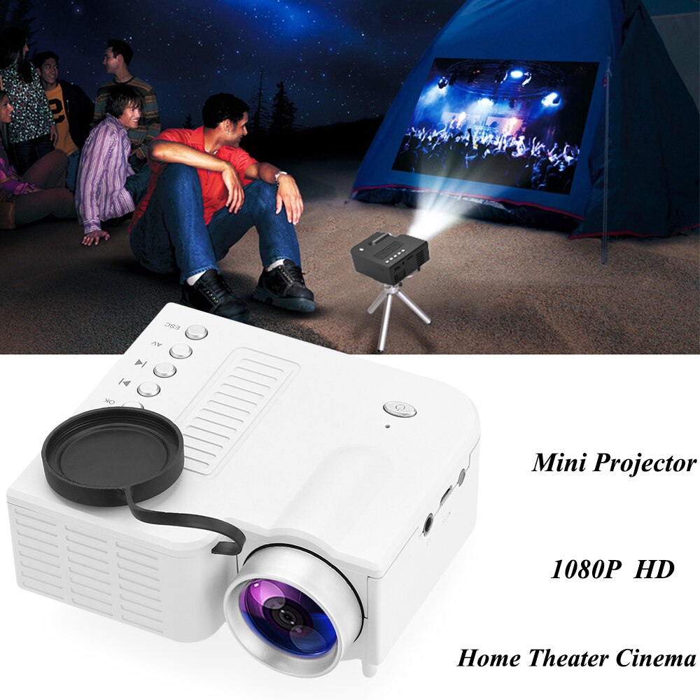 Mini Projector UC28C 3D Hd Led Draagbare Home Theater Cinema 1080P Av Usb Hdmi