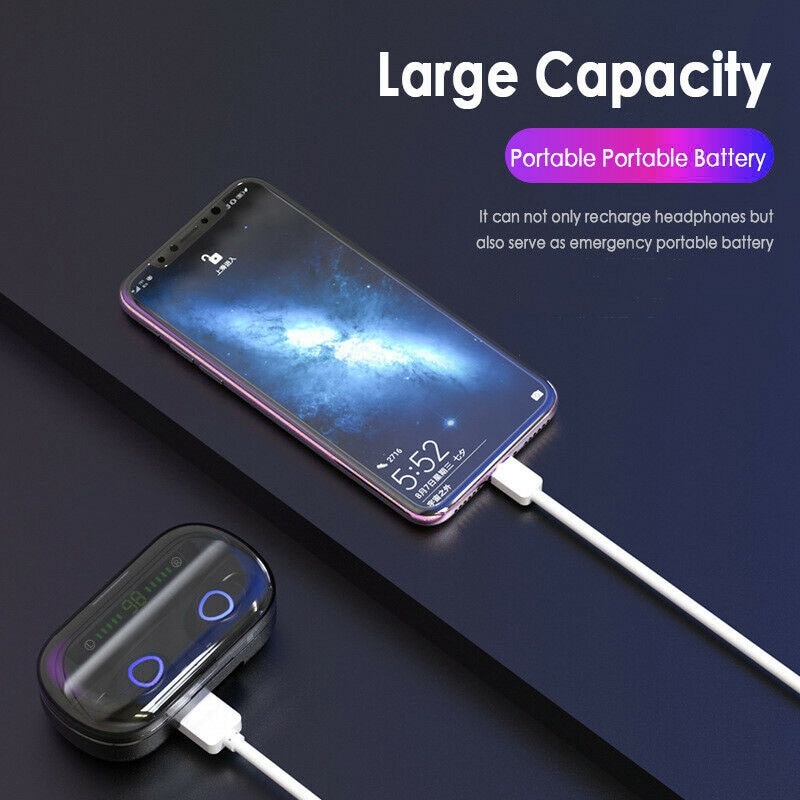 1 Pair Bluetooth 5.0 Headset Wireless Earphones Mini Earbuds Cordless Headset Headphones Handsfree For iphone Android