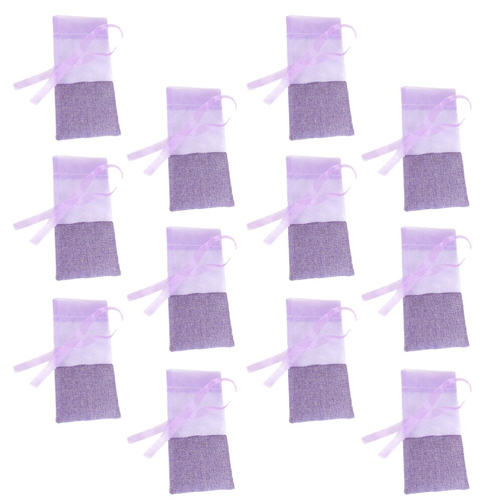 12pcs Small Sachets Empty Sachets Bags Gauze Storage Bags for Spice Packing