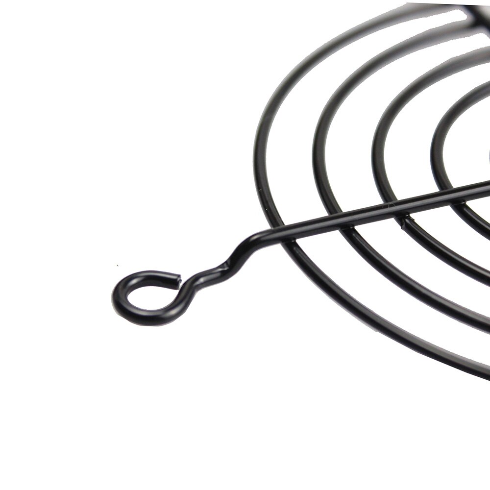 50 sztuk YOUNUON 90mm czarny siatka metalowa osłona na palce siatka ochronna grill wentylatora 9cm 90x90mm wentylator robić obudowy komputera grill