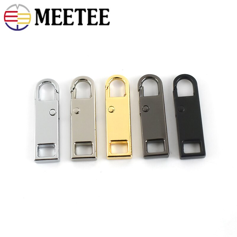 5pz 8.6X30mm 3 #5 #8 #10 # Chiusure Lampo Estrattore cerniera lampo in Metallo Testa Gancio a Molla kit di Riparazione dispositivo di Scorrimento FAI DA TE Cucire Istante Riparazioni Cerniere per il Sacchetto della chiusura lampo