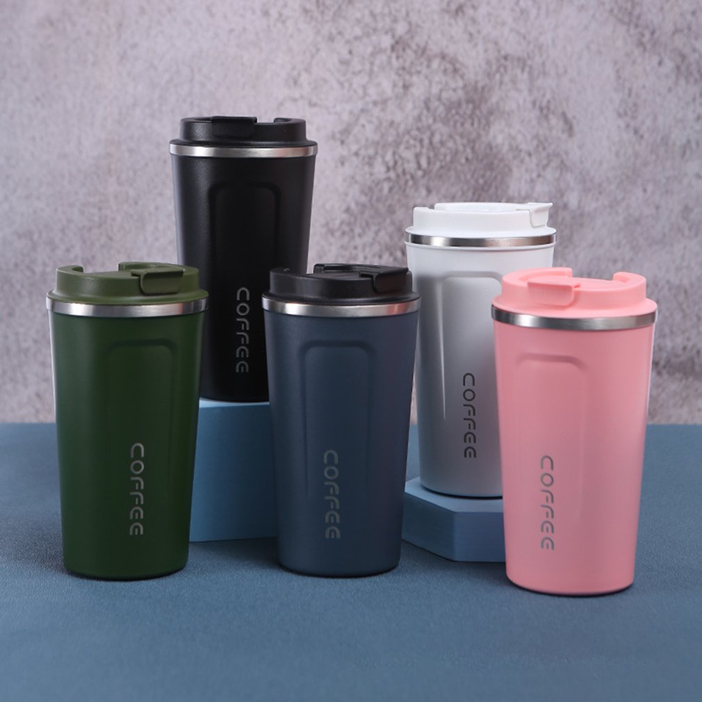 Termo grande y grueso para coche, taza de café de 510ml, termo de viaje, termo para