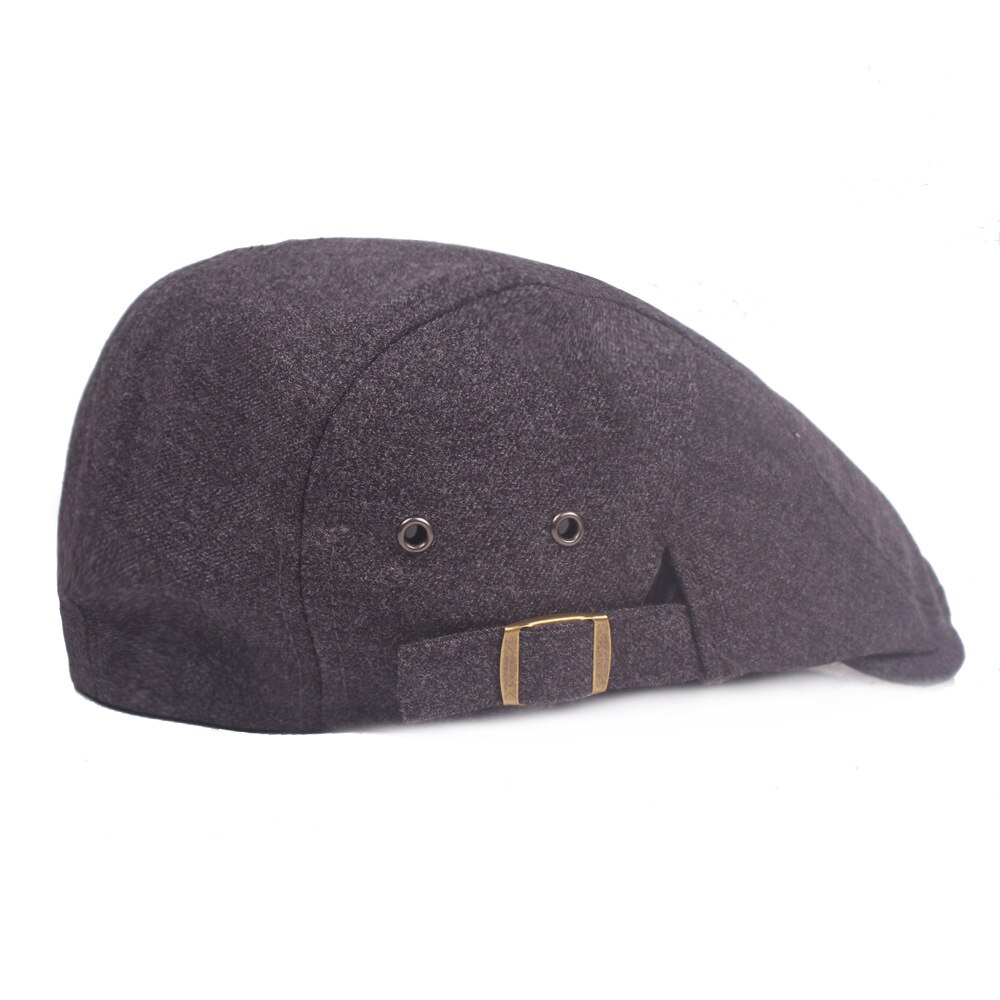 SLECKTON Fedoras Cap Beret Casual Hat Peaked Cap Retro Newsboy Cap Solid Flat Cap French Hat Winter Hat for Men Unisex