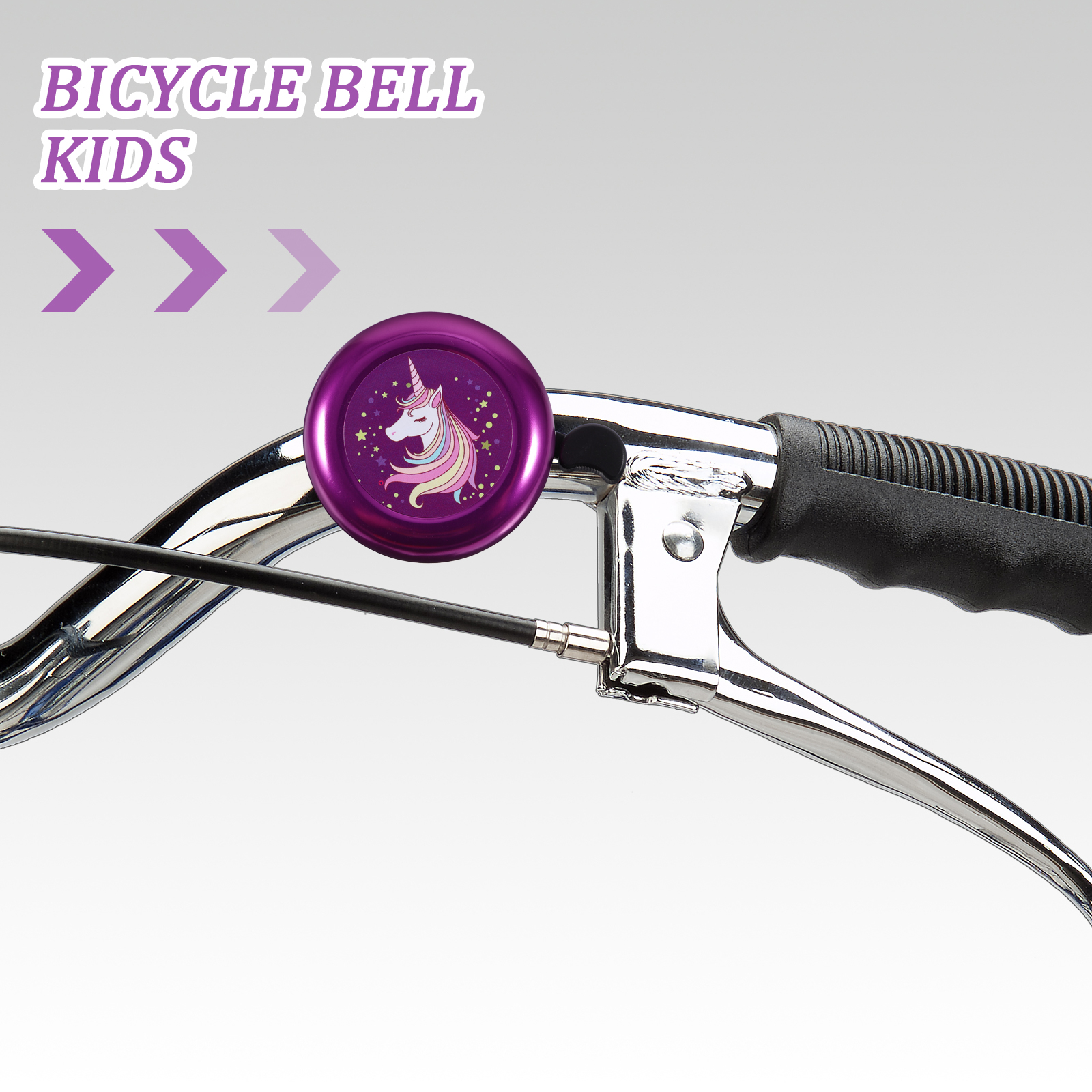 Sonnette de guidon pour enfants, cloche de dessin animé, alarme d'avertissement forte, son clair, anneau de vélo pour enfants, accessoires de cyclisme