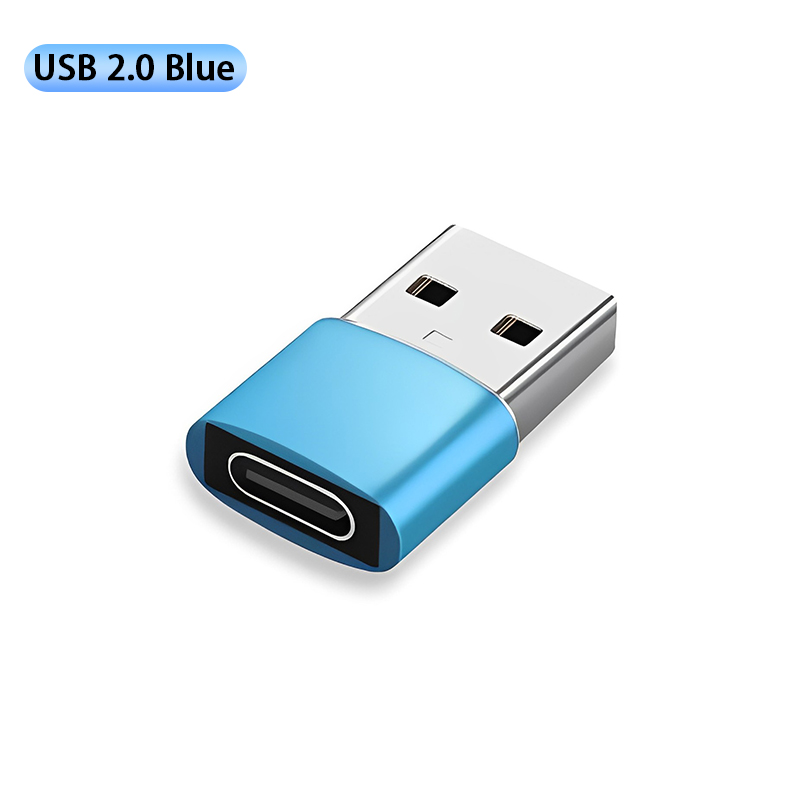 USB C 3.0 typ adaptera C na USB 2.0 Adapter do telefonu komórkowego męski na żeński konwerter USB C konwerter USB typu C do laptopów PC: Matowy czarny