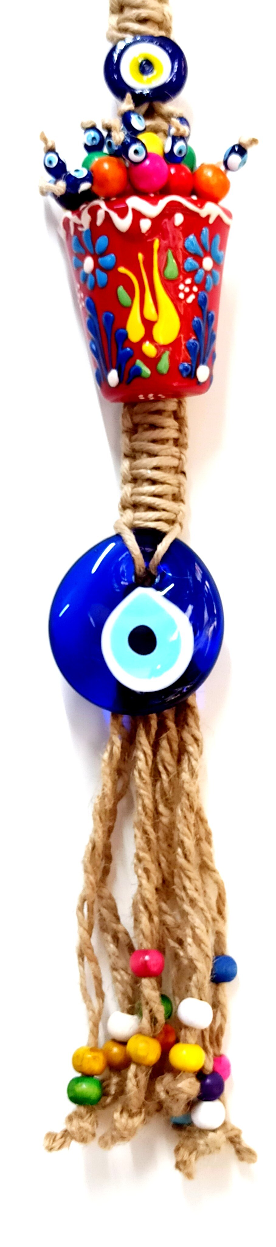 Boze Oog Griekse Amulet Geïsoleerd. Turks Oog Met Wimpers En Een Oogbol In Blauw Voor Amulet En Bescherming Illustratie In A Flat Stijl Vector
