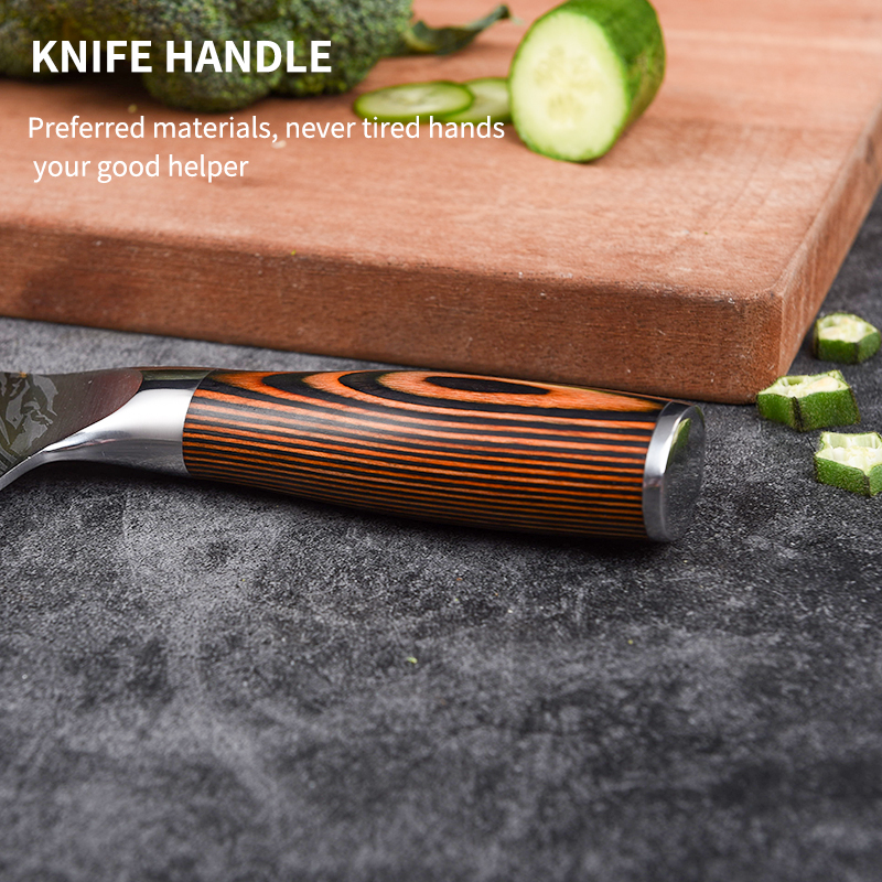 Chinese Cleaver Handmade Chopper Chef 5cr15 Stainless Steel Knife Kitchen Knives Meat Vege Slicer Chopping Knife